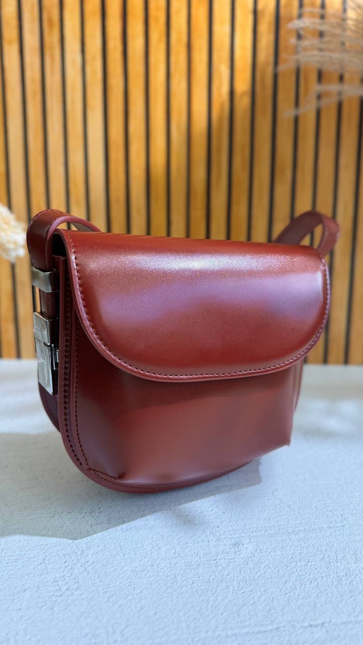 NeoLuxe™ – Modern Elegance Crossbody Bag | Vegan Leather | Adjustable Strap | 7.5" x 2.3" x 6.7"