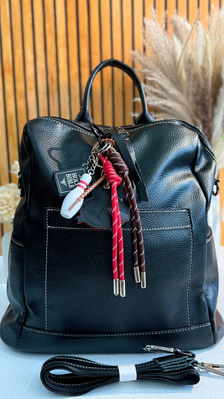 Genuine Leather Backpack - Stylish and Versatile