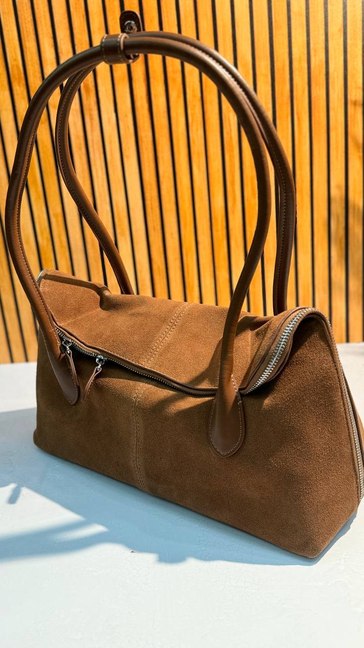 Heritage Luxe Suede bag
