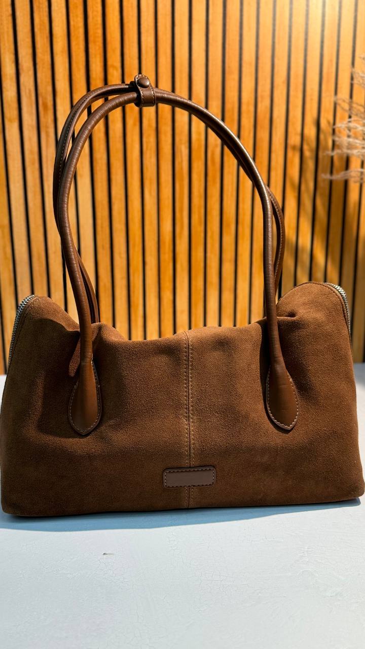 Heritage Luxe Large Shoulder Bag 🤎