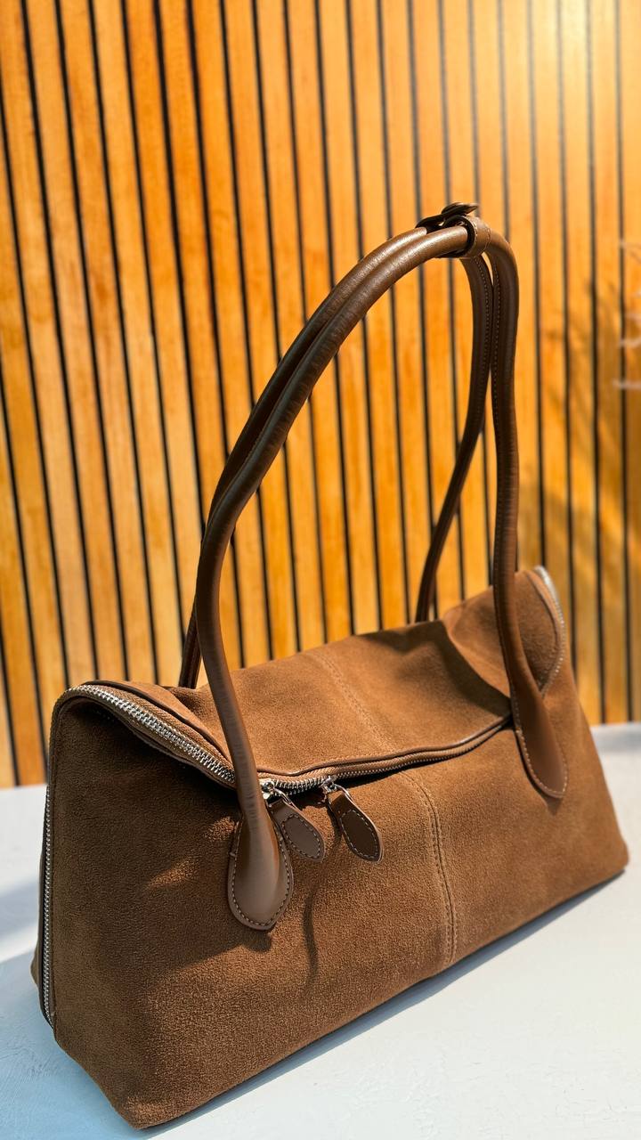 Heritage Luxe Suede bag
