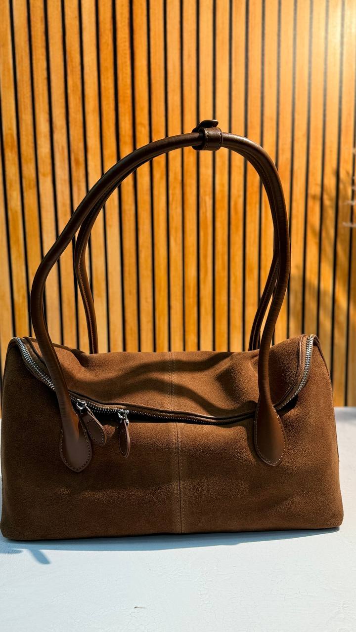 Heritage Luxe Suede bag