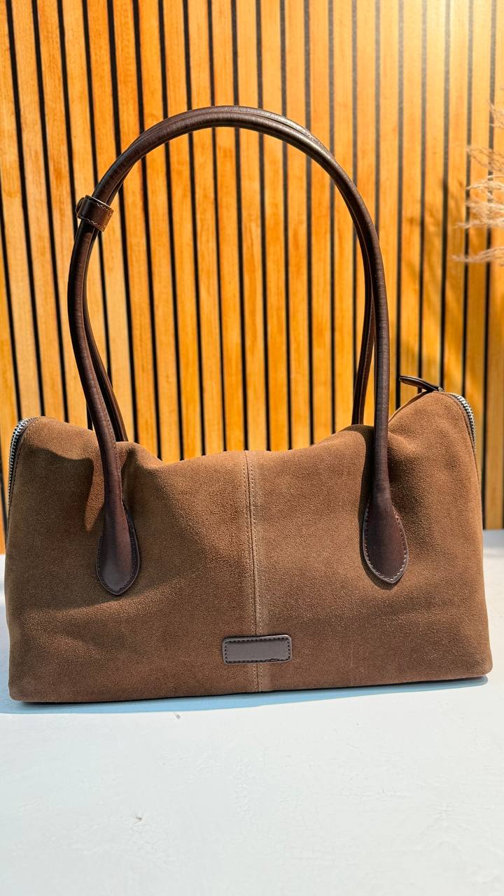 Heritage Luxe Suede bag