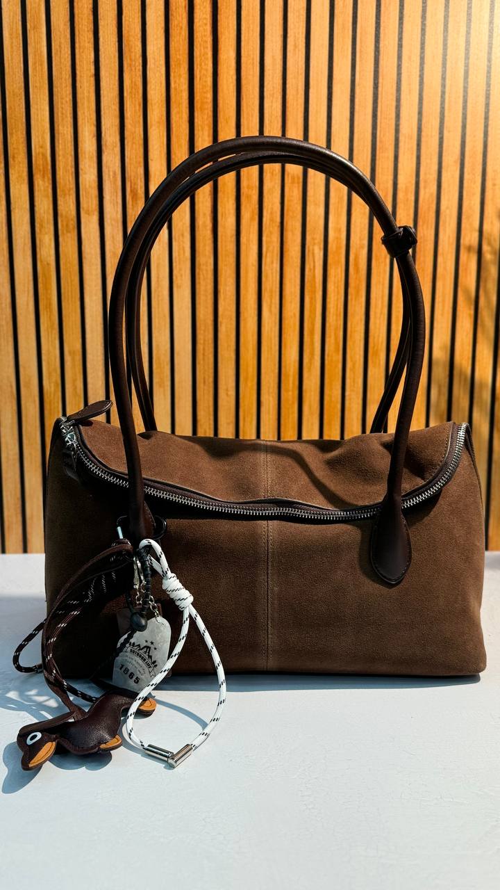 Heritage Luxe Suede bag