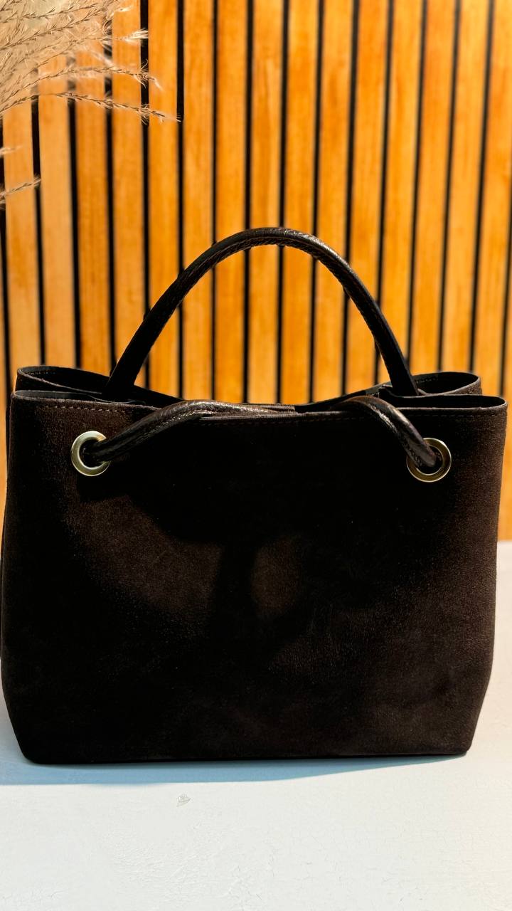 Bellissima Suede Bag – Italian Elegance in Every Detail