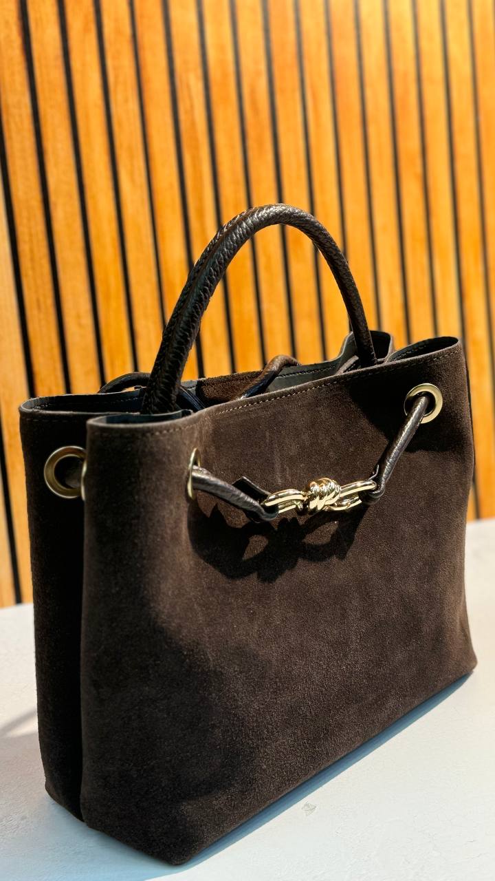 Bellissima Suede Bag – Italian Elegance in Every Detail