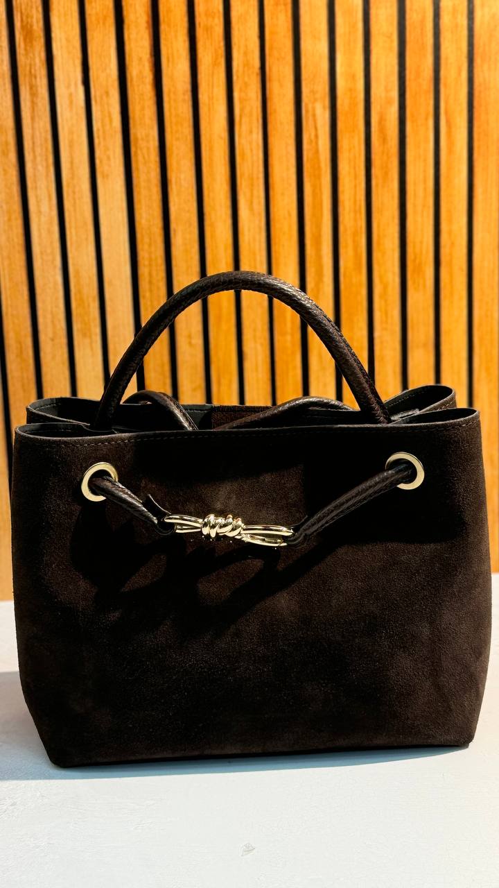 Bellissima Suede Bag – Italian Elegance in Every Detail