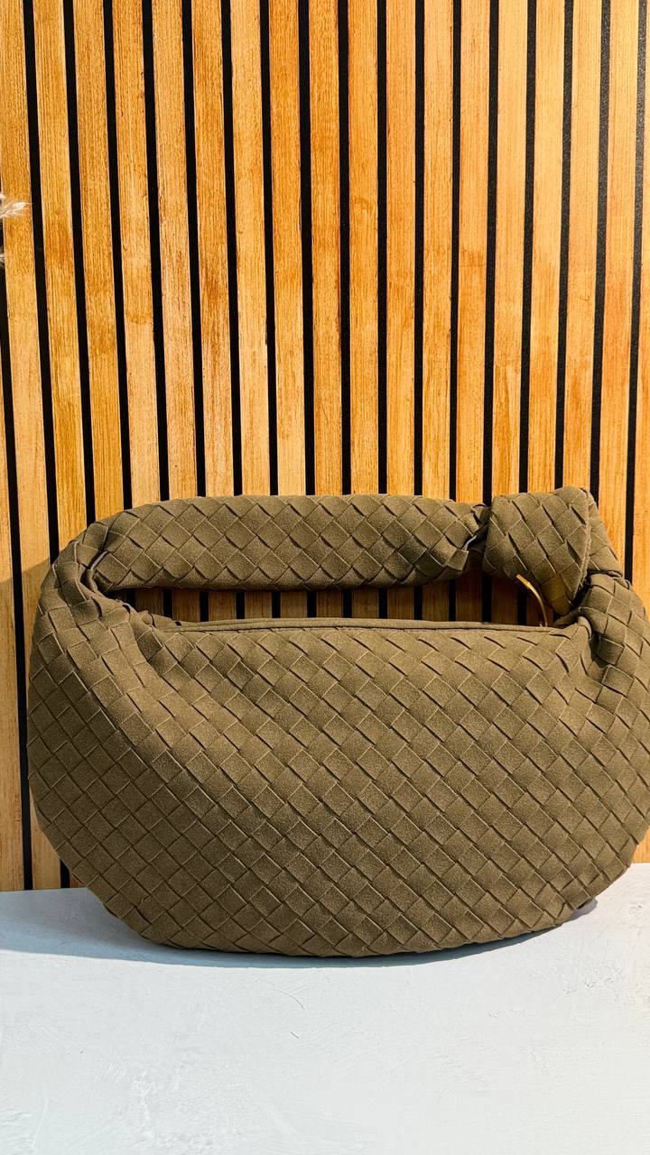 Suede Luxe Top Handle Bag – Stylish PU Suede Handbag