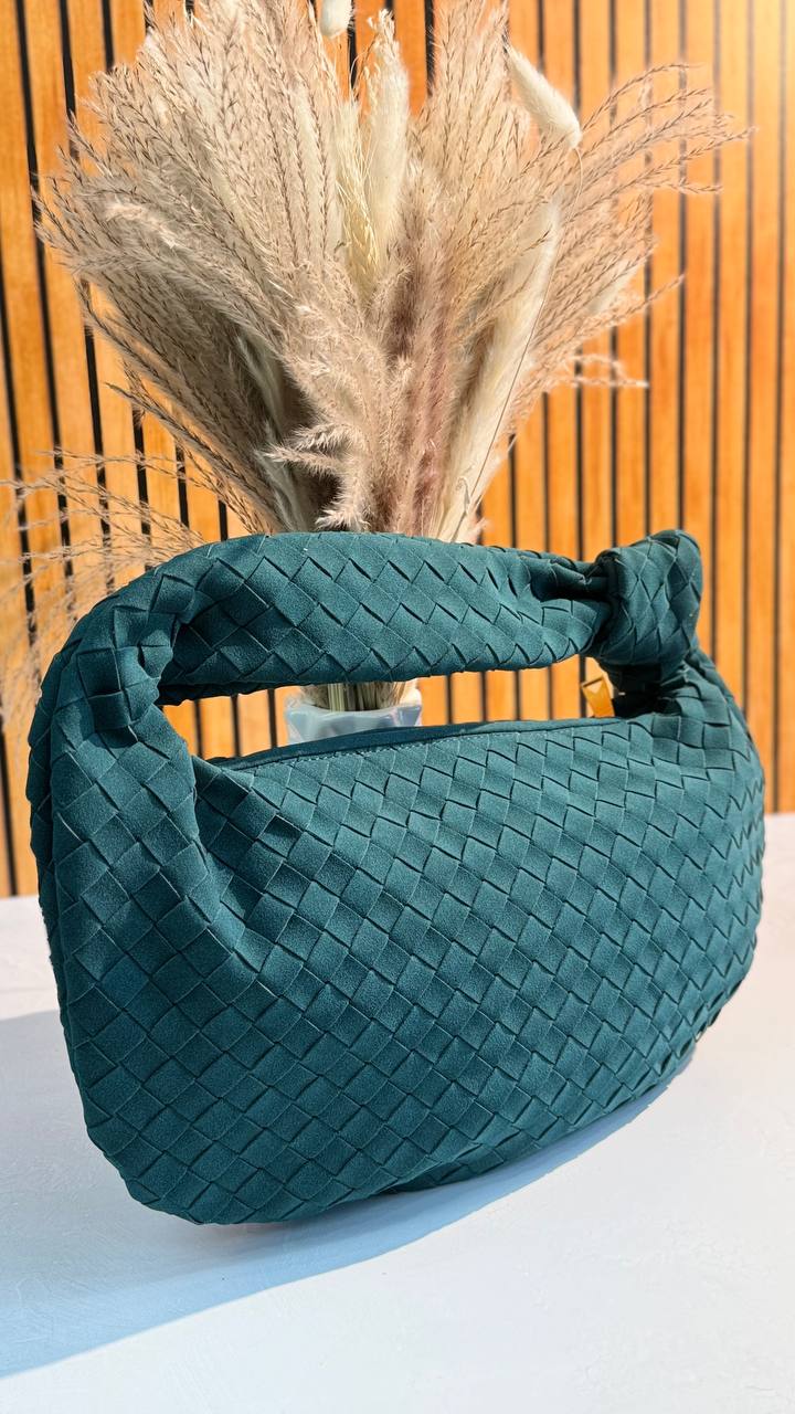 Suede Luxe Top Handle Bag – Stylish PU Suede Handbag