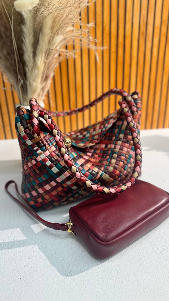 Luna Weave – A Genuine Leather Woven Bag for True Style Enthusiasts