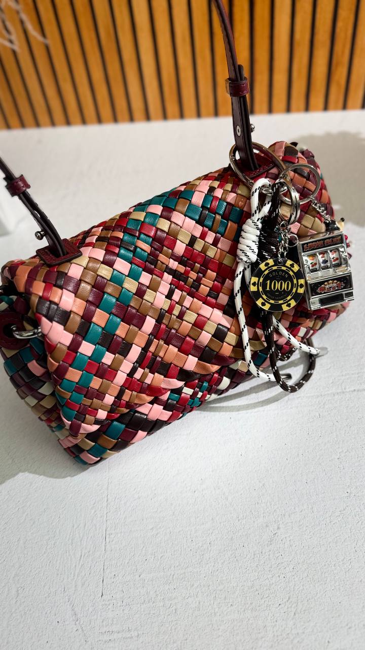 Handwoven Elegance – Genuine Leather Bag