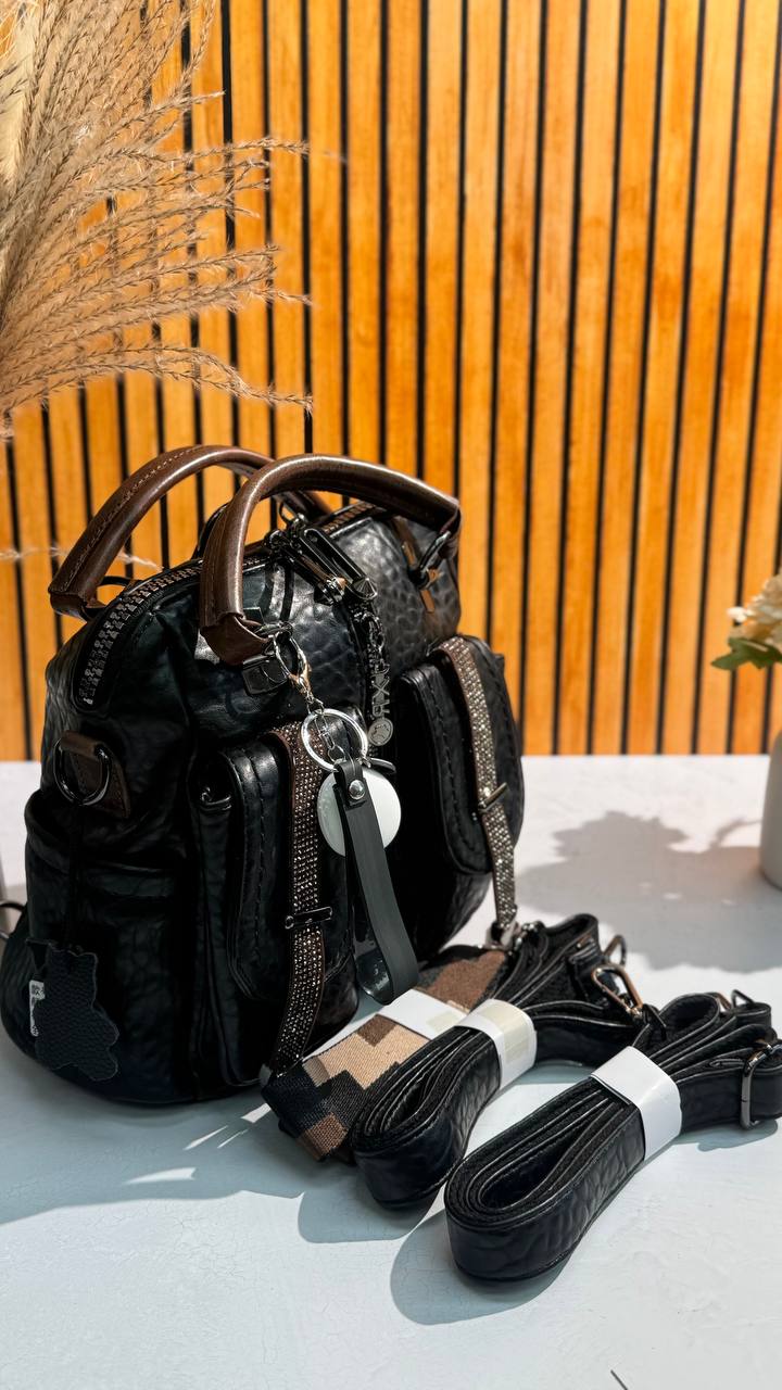 Convertible PU Leather Backpack – The Ultimate Stylish & Versatile Choice