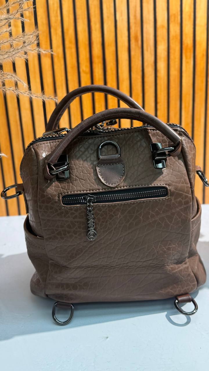 Convertible PU Leather Backpack – The Ultimate Stylish & Versatile Choice