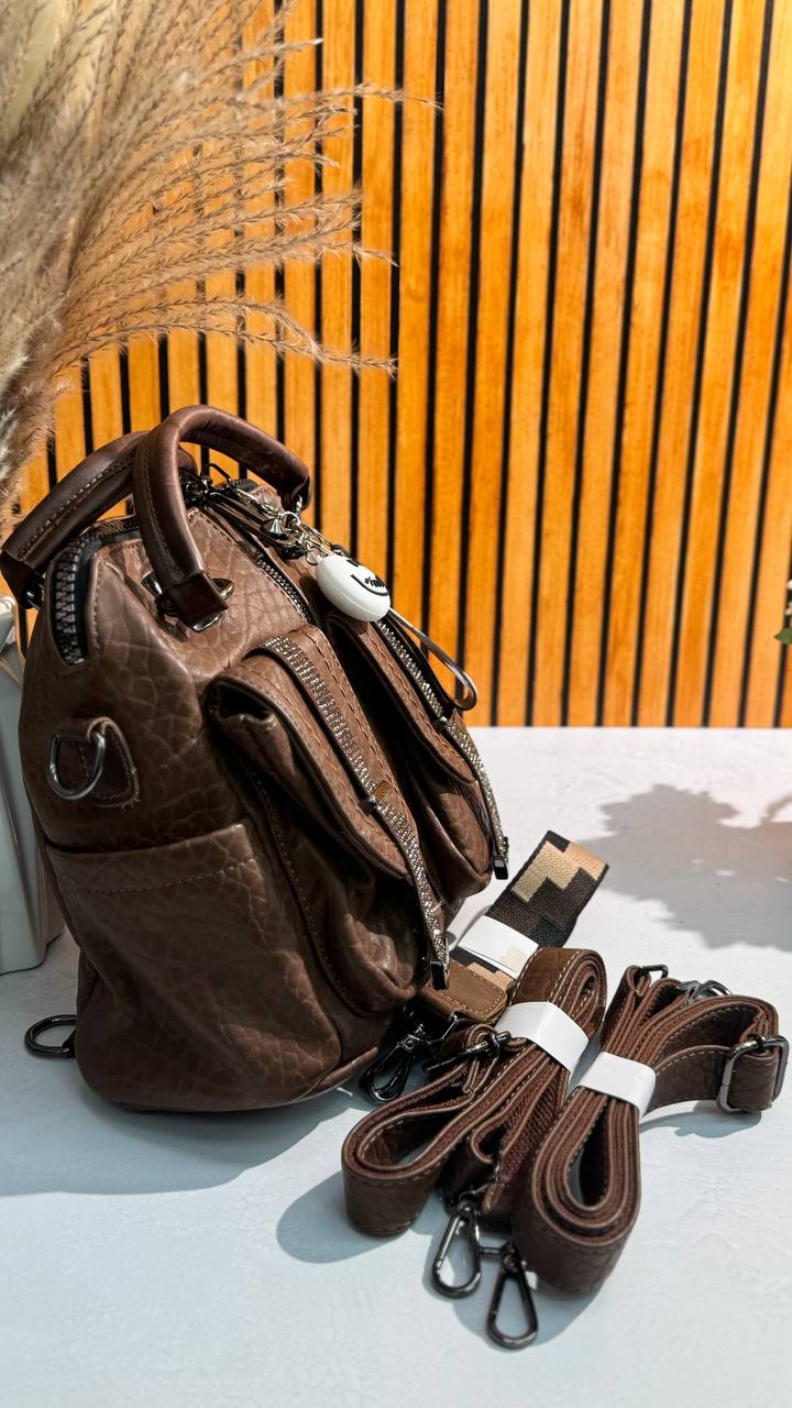 Convertible PU Leather Backpack – The Ultimate Stylish & Versatile Choice