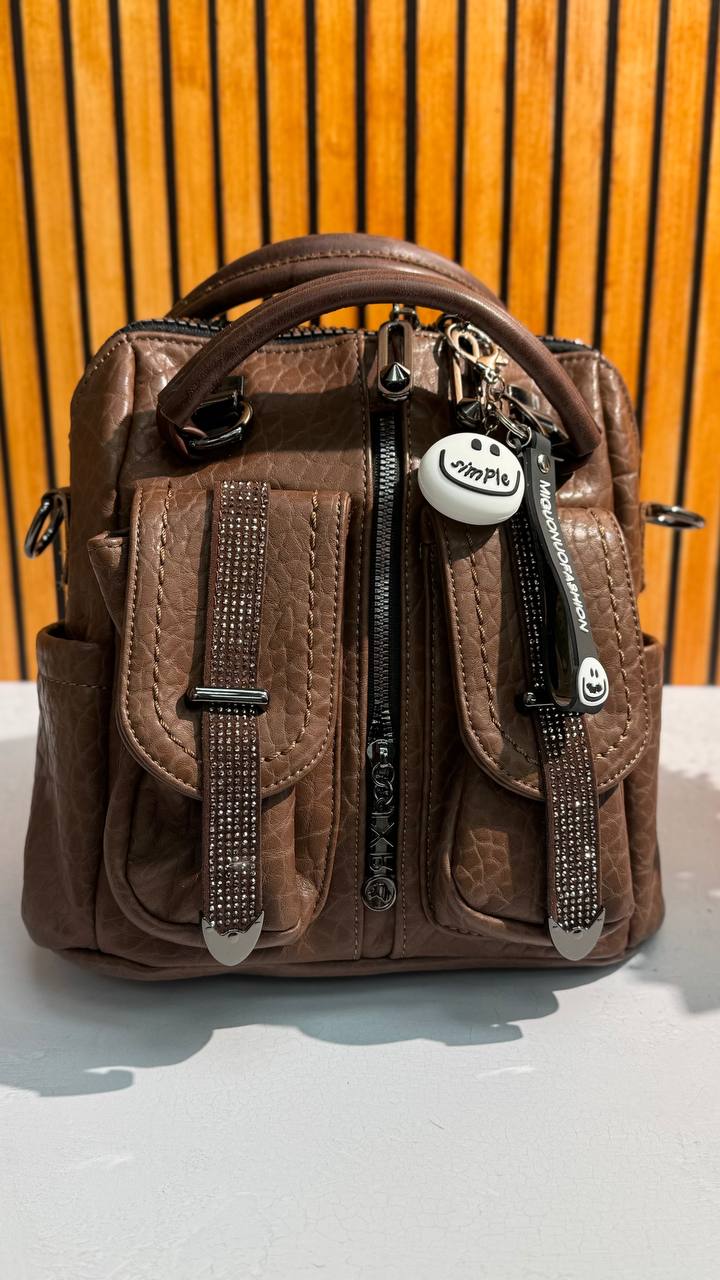 Convertible PU Leather Backpack – The Ultimate Stylish & Versatile Choice