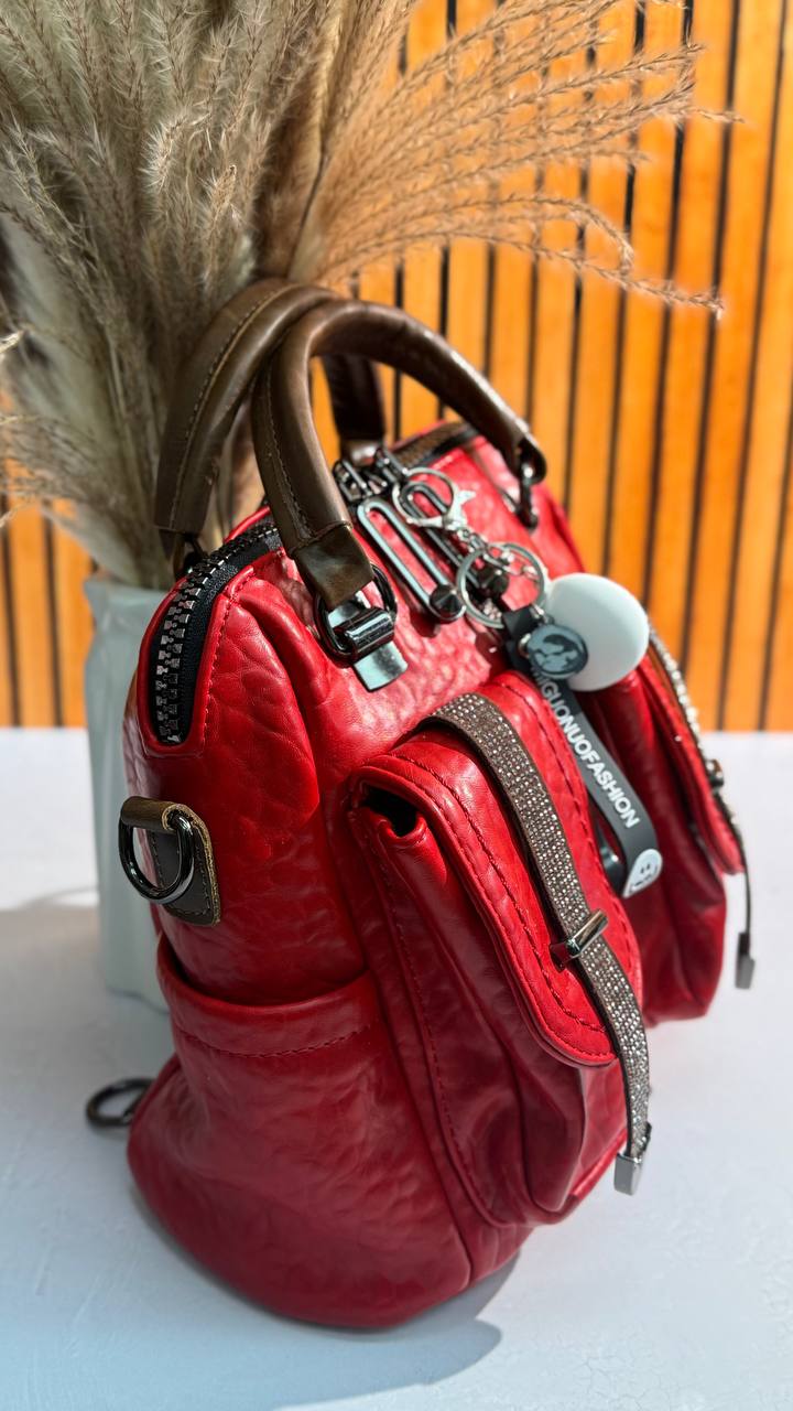 Convertible PU Leather Backpack – The Ultimate Stylish & Versatile Choice
