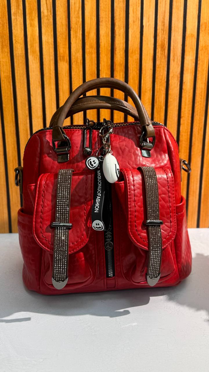 Convertible PU Leather Backpack – The Ultimate Stylish & Versatile Choice