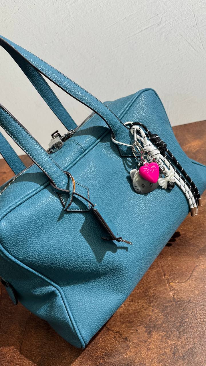 Azure Grace – Elegant Genuine Leather Bag