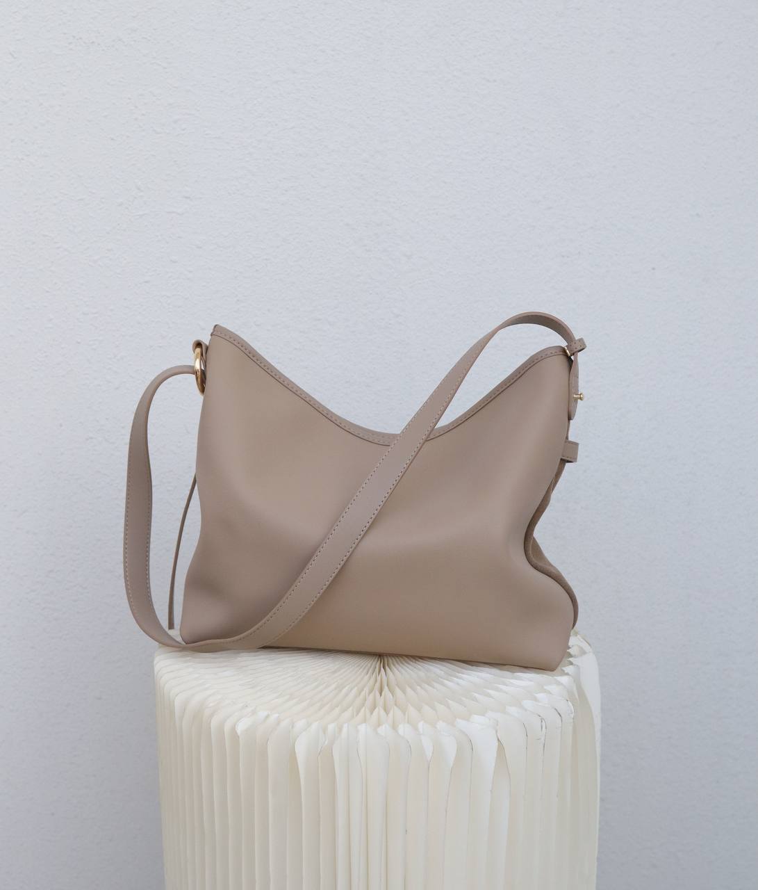 Genuine Leather and Suede Bag — Perfection of Style and Elegance