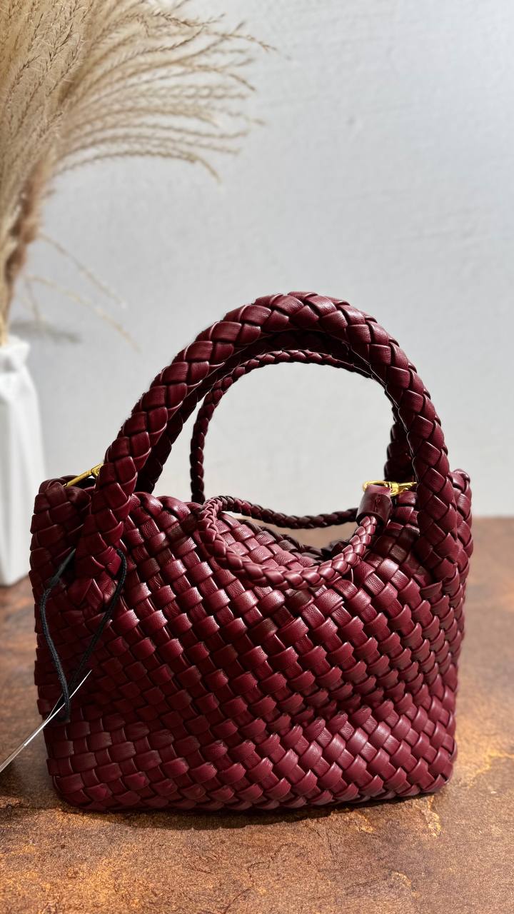Braided Eco-Leather Bag by Bogdana Fashionbags