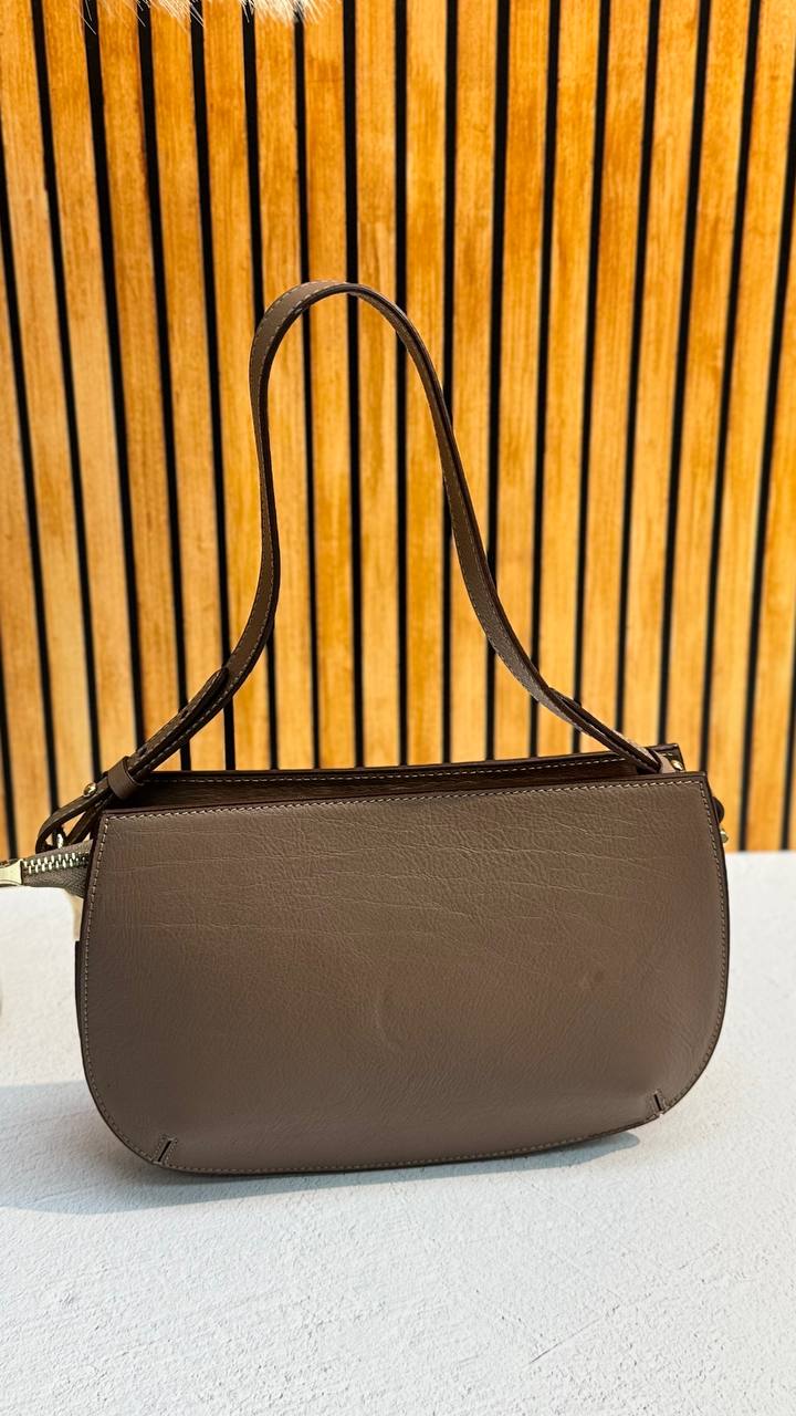 Urban Grace Half-Moon Leather Shoulder Bag