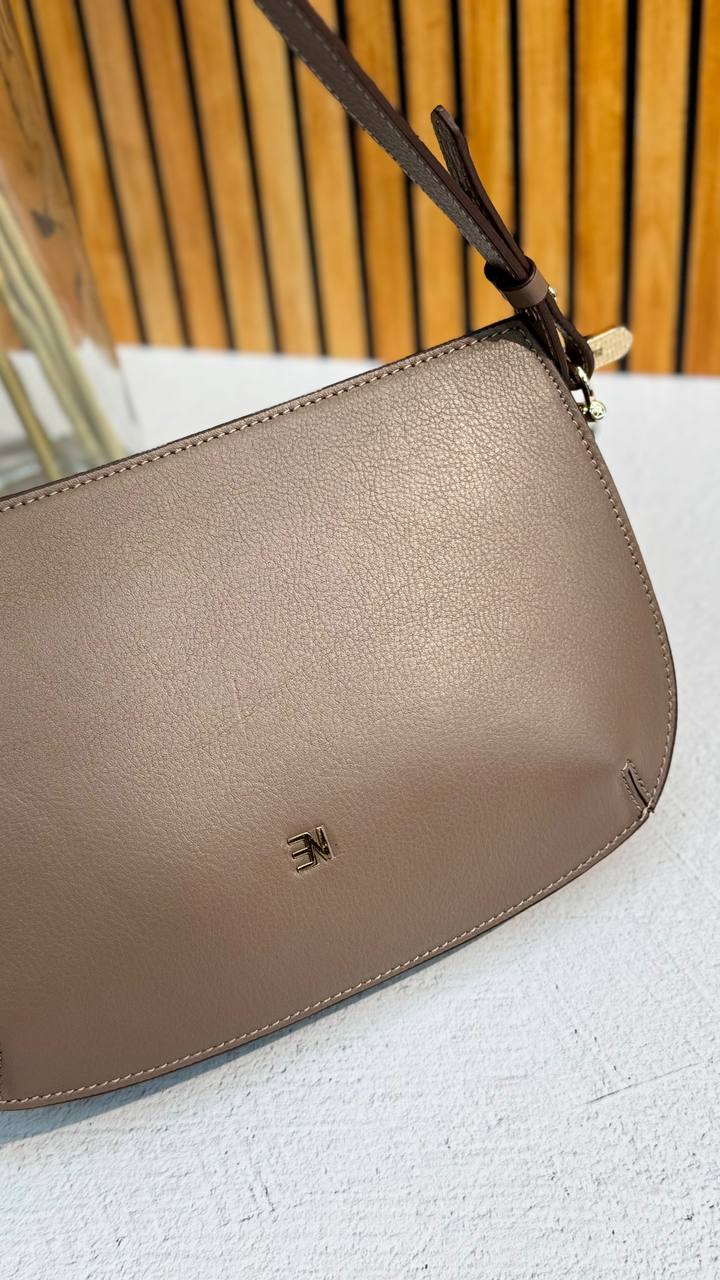 Urban Grace Half-Moon Leather Shoulder Bag