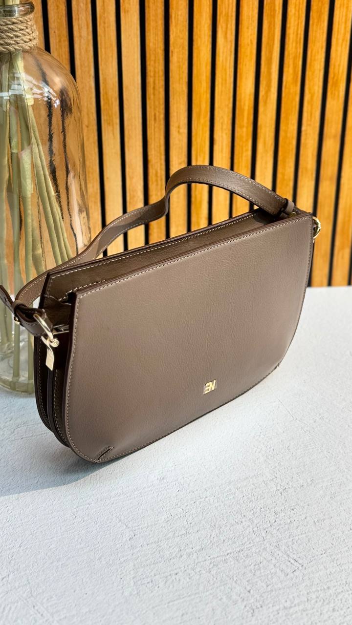 Urban Grace Half-Moon Leather Shoulder Bag