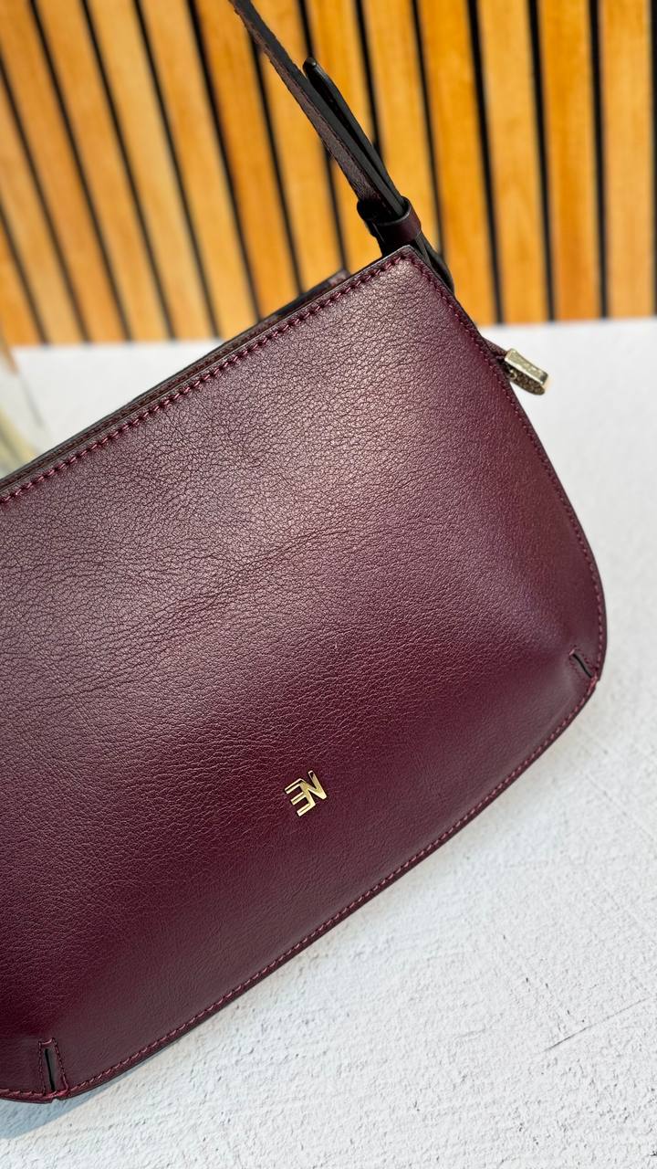 Urban Grace Half-Moon Leather Shoulder Bag