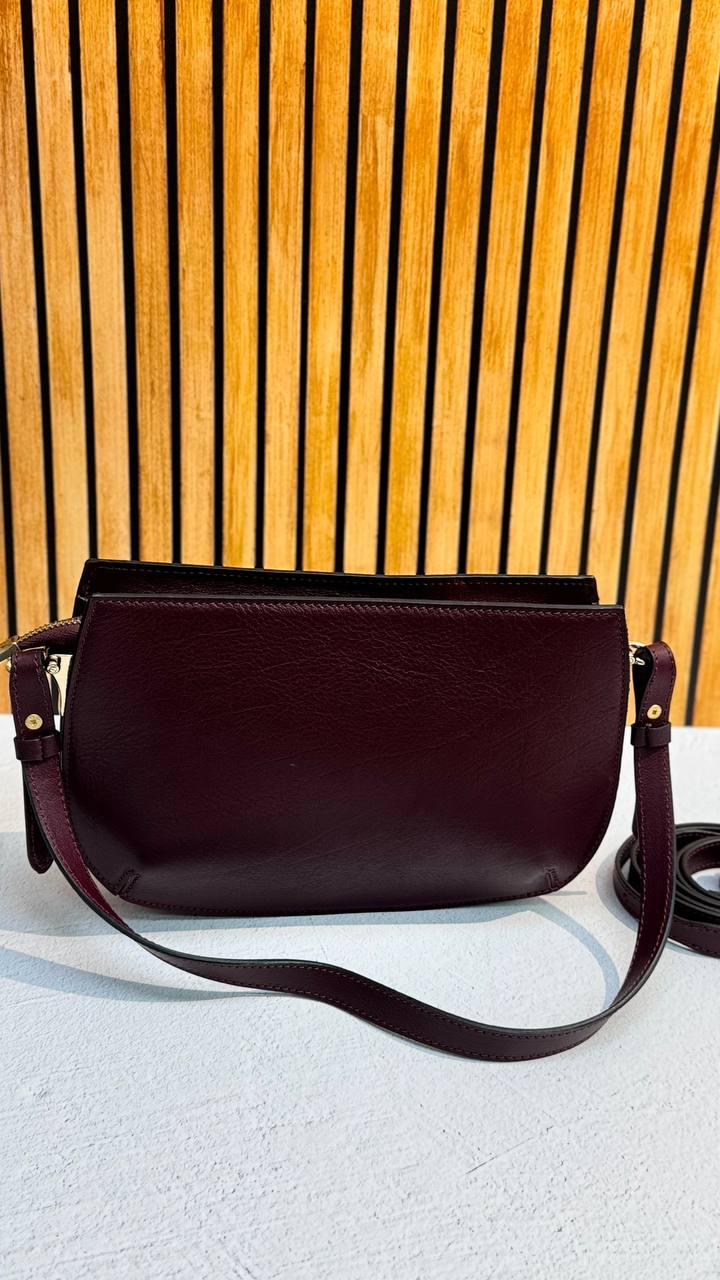 Urban Grace Half-Moon Leather Shoulder Bag