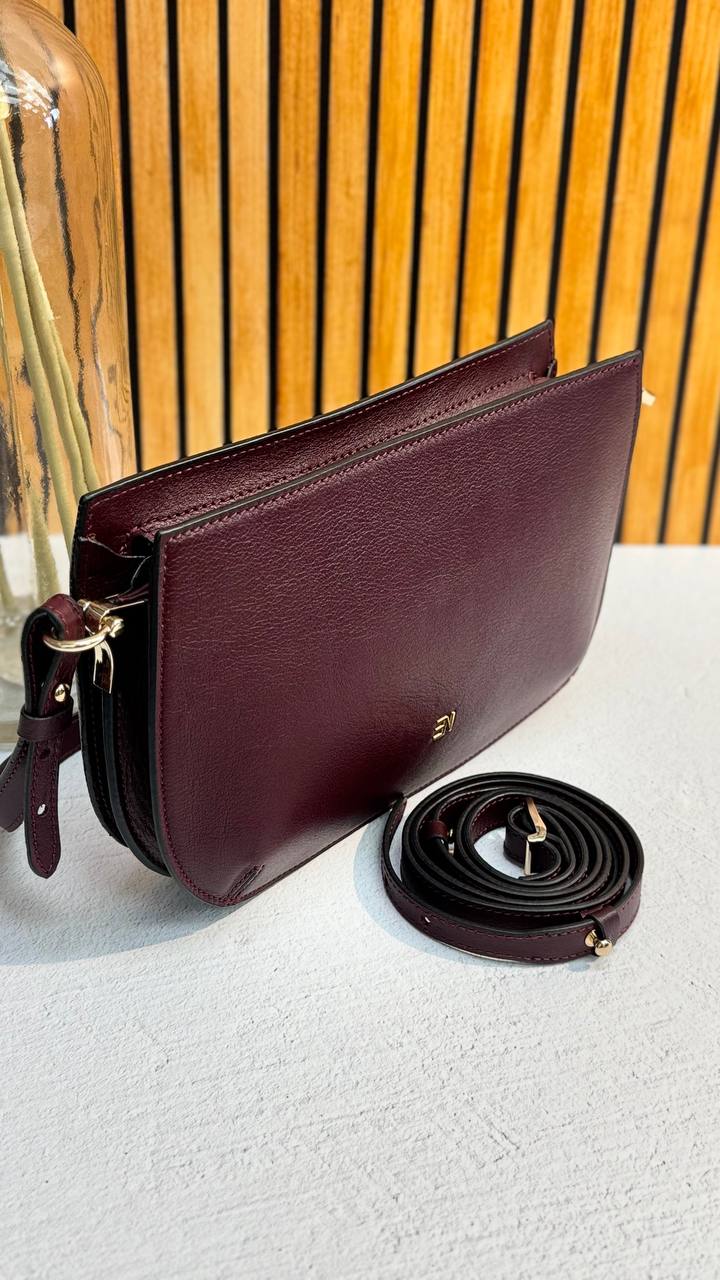 Urban Grace Half-Moon Leather Shoulder Bag