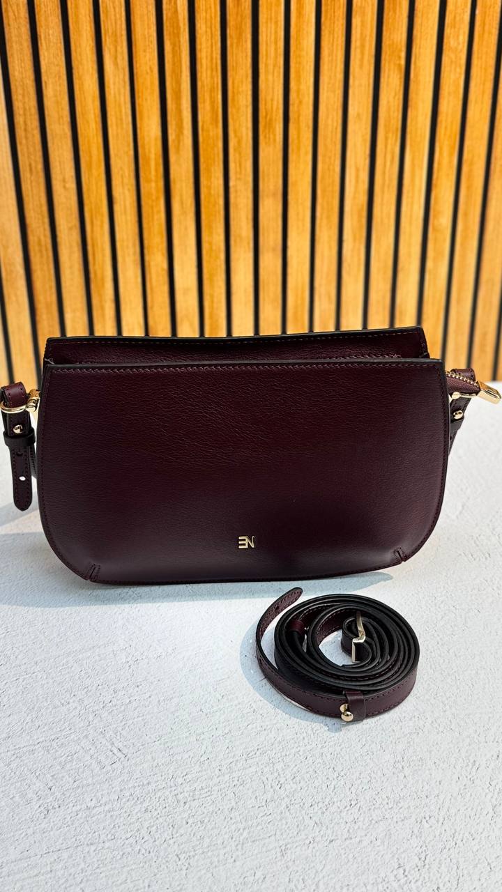 Urban Grace Half-Moon Leather Shoulder Bag