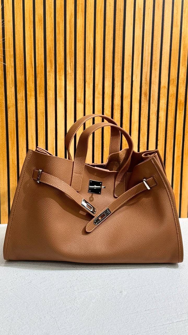 Urban Luxe — Genuine Leather Power Tote