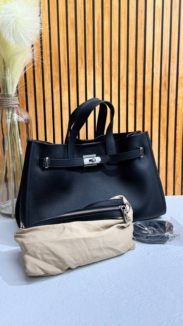 Urban Luxe — Genuine Leather Power Tote