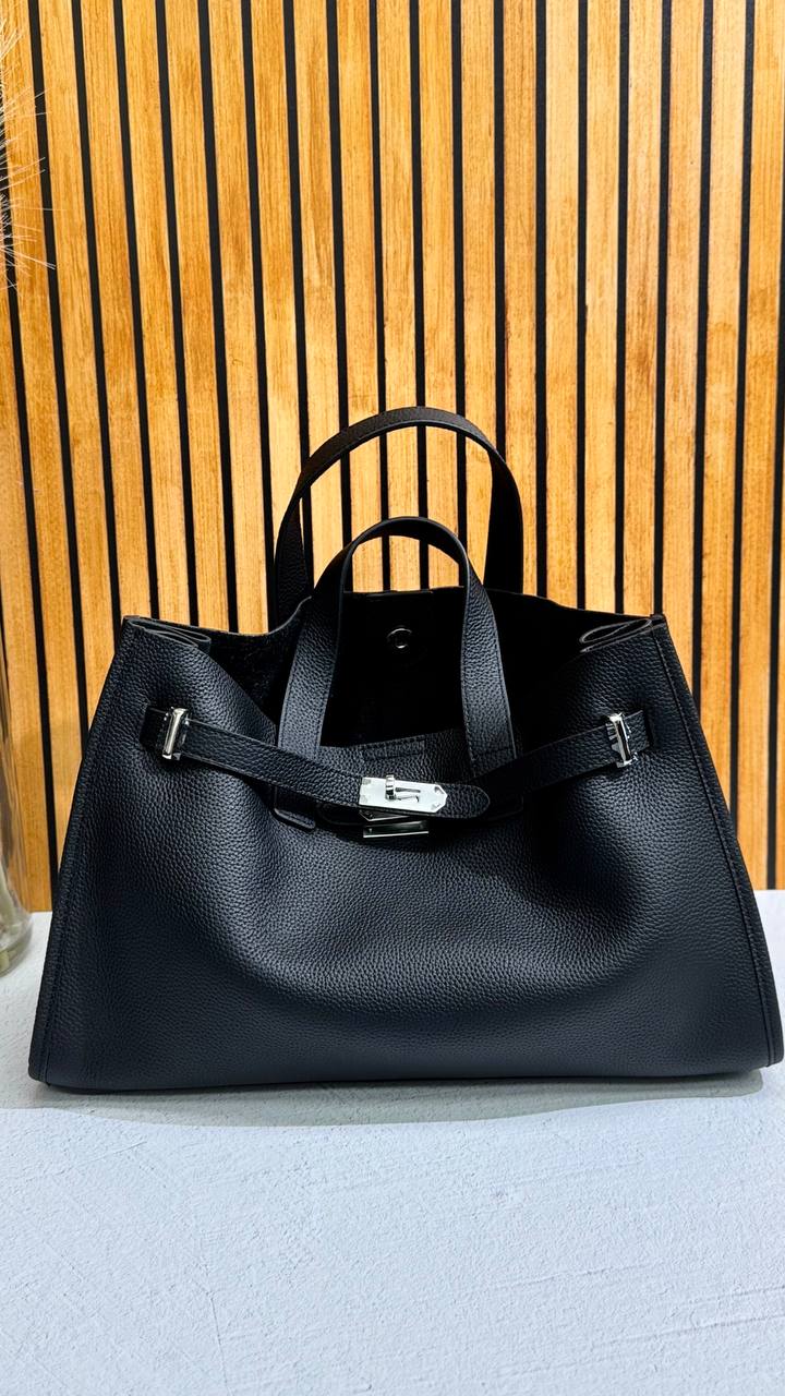 Urban Luxe — Genuine Leather Power Tote