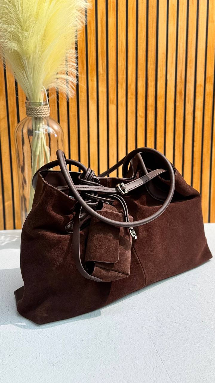 La Forma — Genuine Leather & Suede Soft Tote Bag