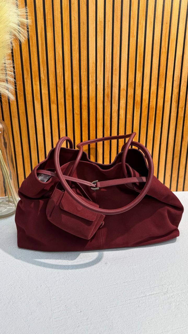 La Forma — Genuine Leather & Suede Soft Tote Bag