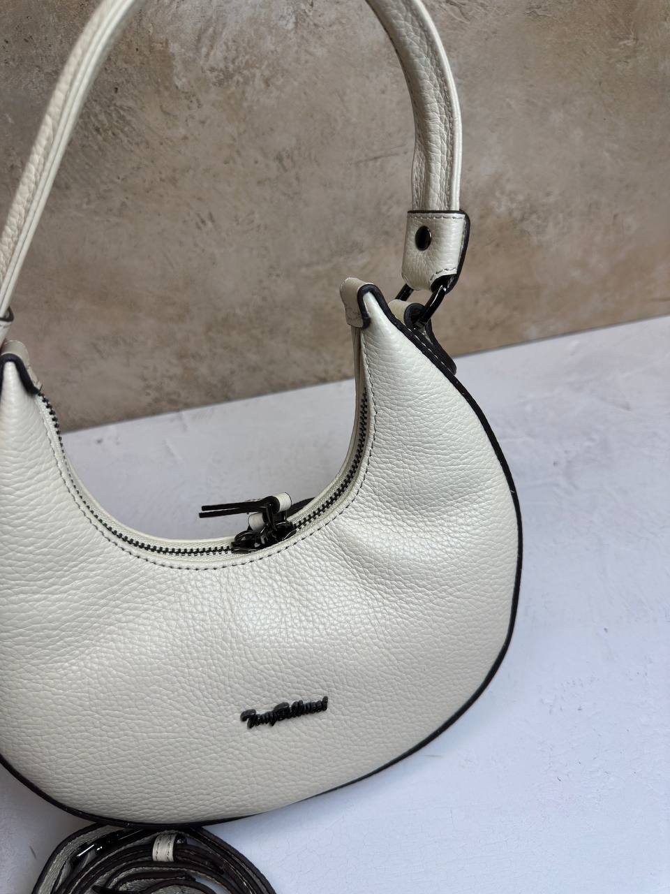 Moonlight Chic – Genuine Pebbled Leather Bag by Tony Bellucci