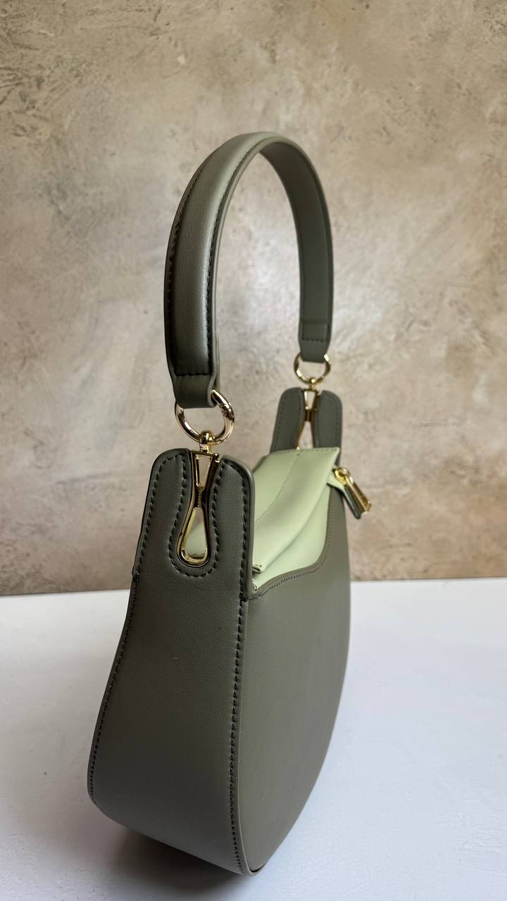 Luna – Crescent Shoulder Bag Made of Genuine Leather | Elegant Minimalist Handbag