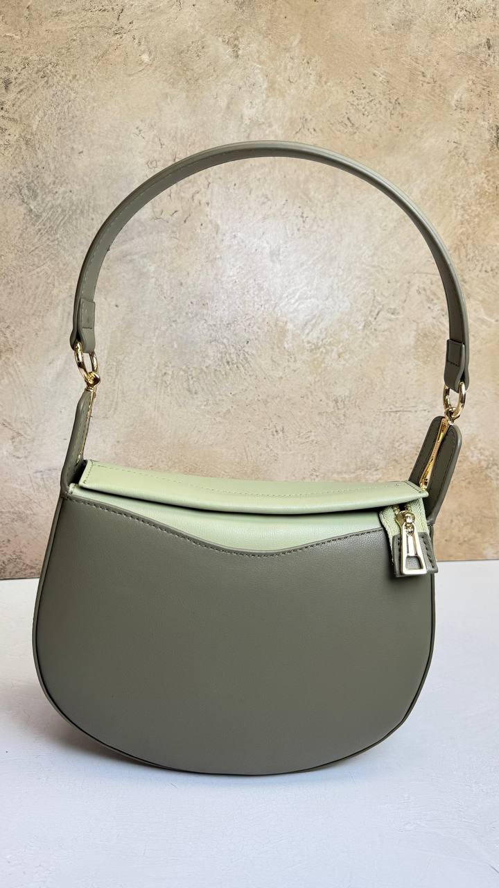 Luna – Crescent Shoulder Bag Made of Genuine Leather | Elegant Minimalist Handbag