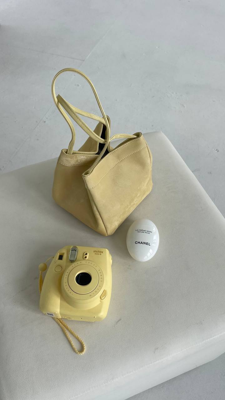 Artisan Flair – Geometric Suede & Genuine Leather Mini Bag