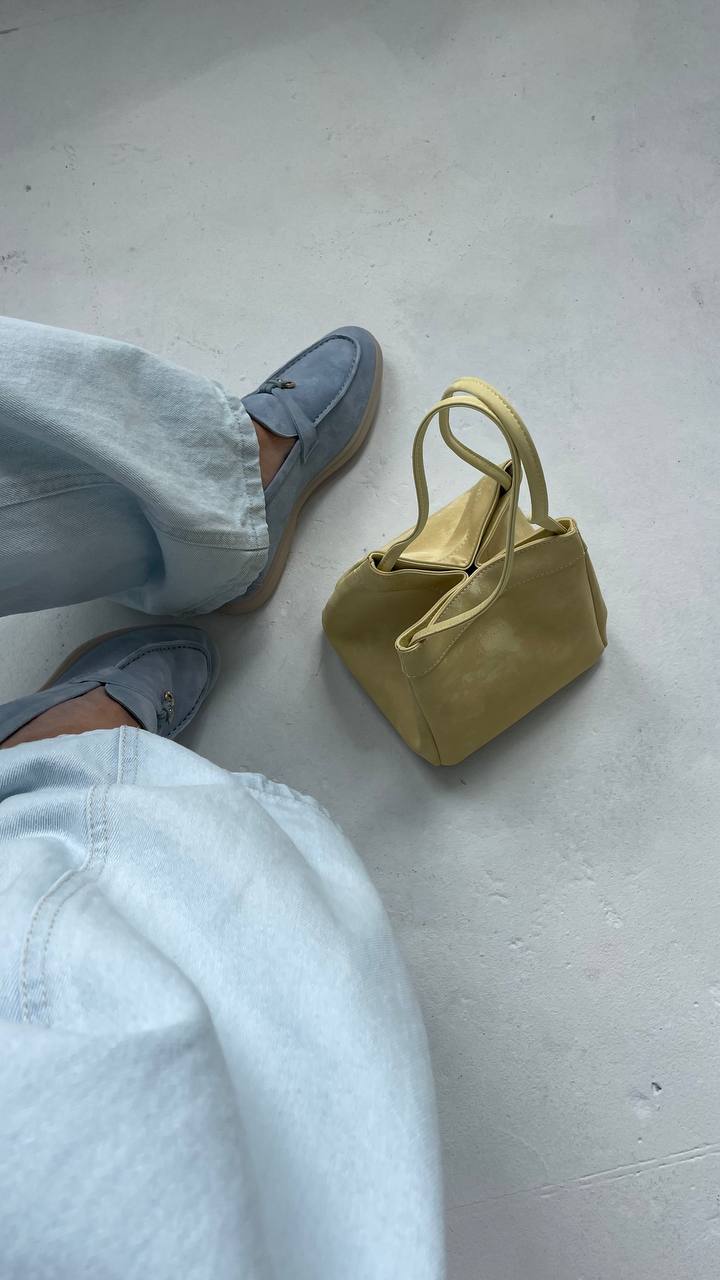 Artisan Flair – Geometric Suede & Genuine Leather Mini Bag
