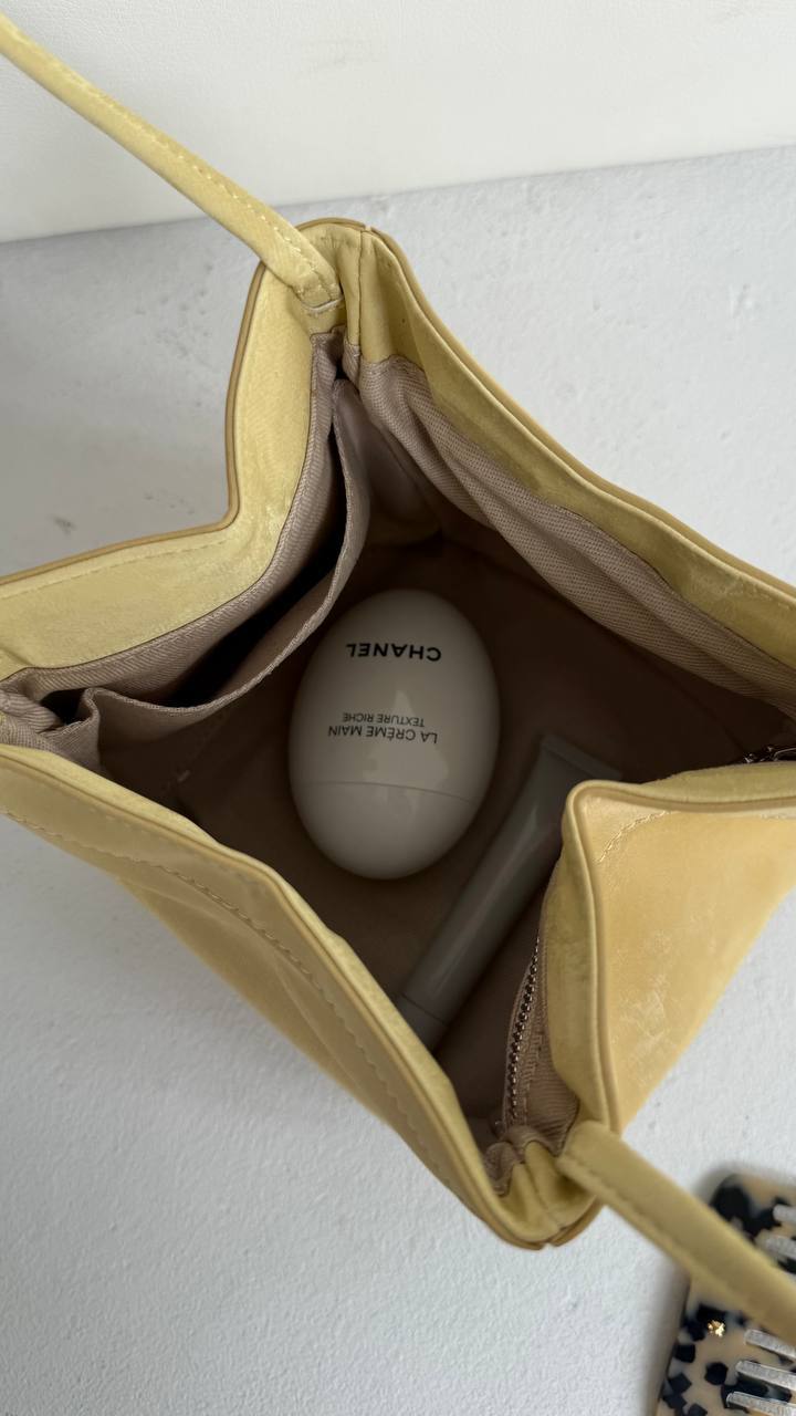 Artisan Flair – Geometric Suede & Genuine Leather Mini Bag