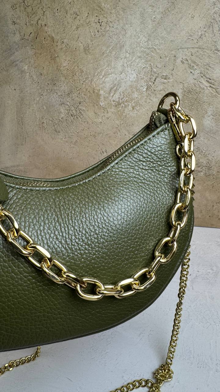 “Graceful Chain” - Genuine Leather Bag