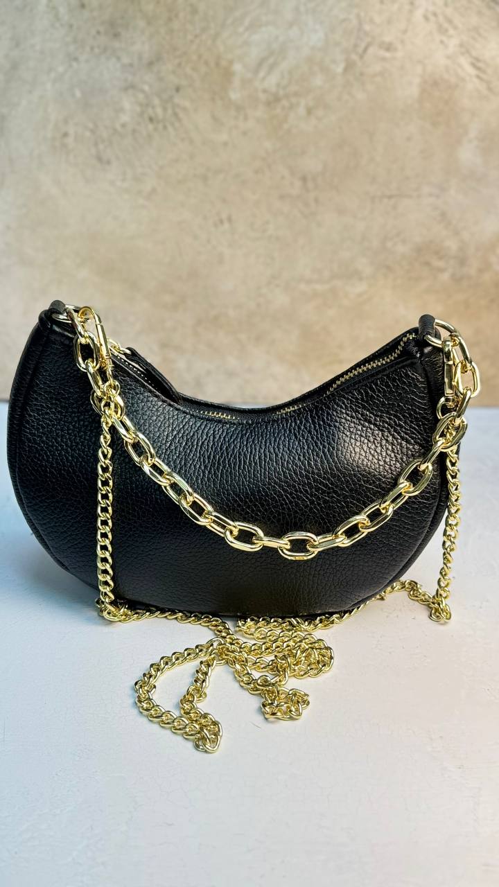 “Graceful Chain” - Genuine Leather Bag