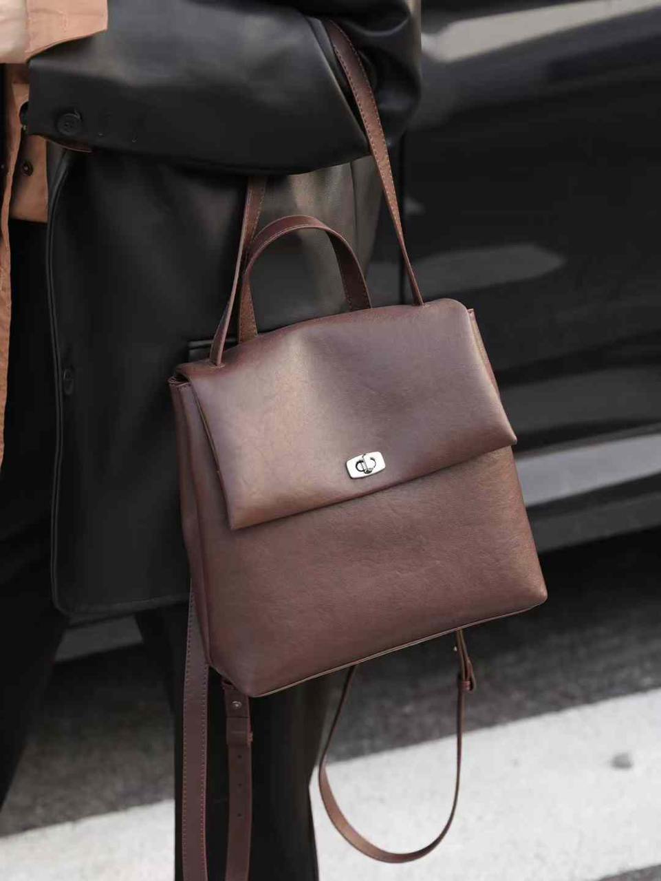 Timeless Leather Backpack Urban Elegance