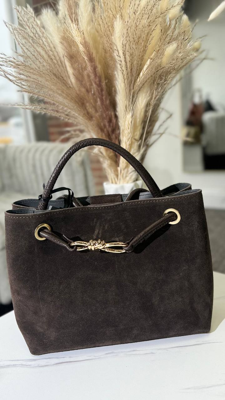 Bellissima Suede Bag – Italian Elegance in Every Detail