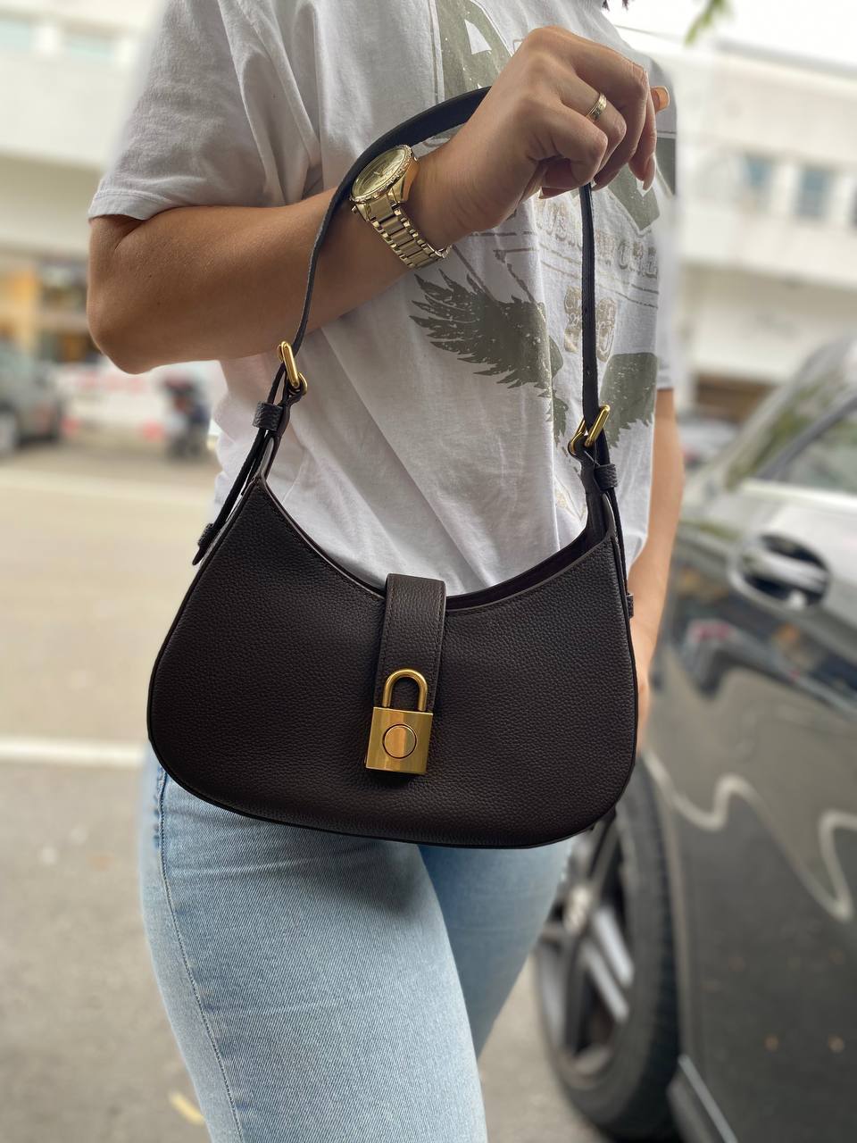 Mini Genuine Leather Bag 🖤