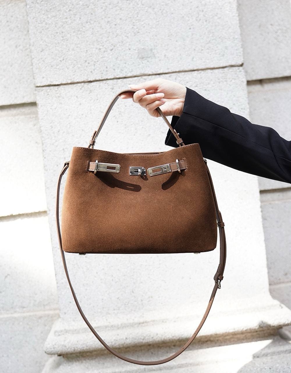 Velora Suede Elegance Bag