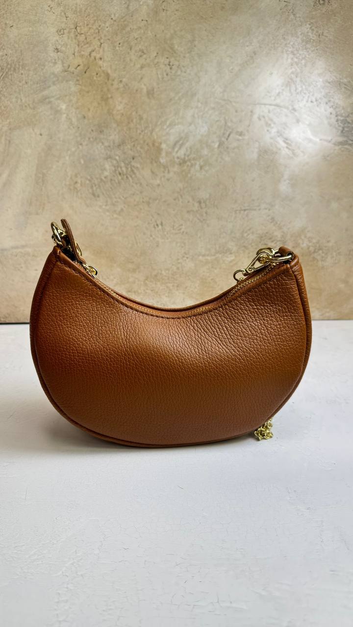 “Graceful Chain” - Genuine Leather Bag