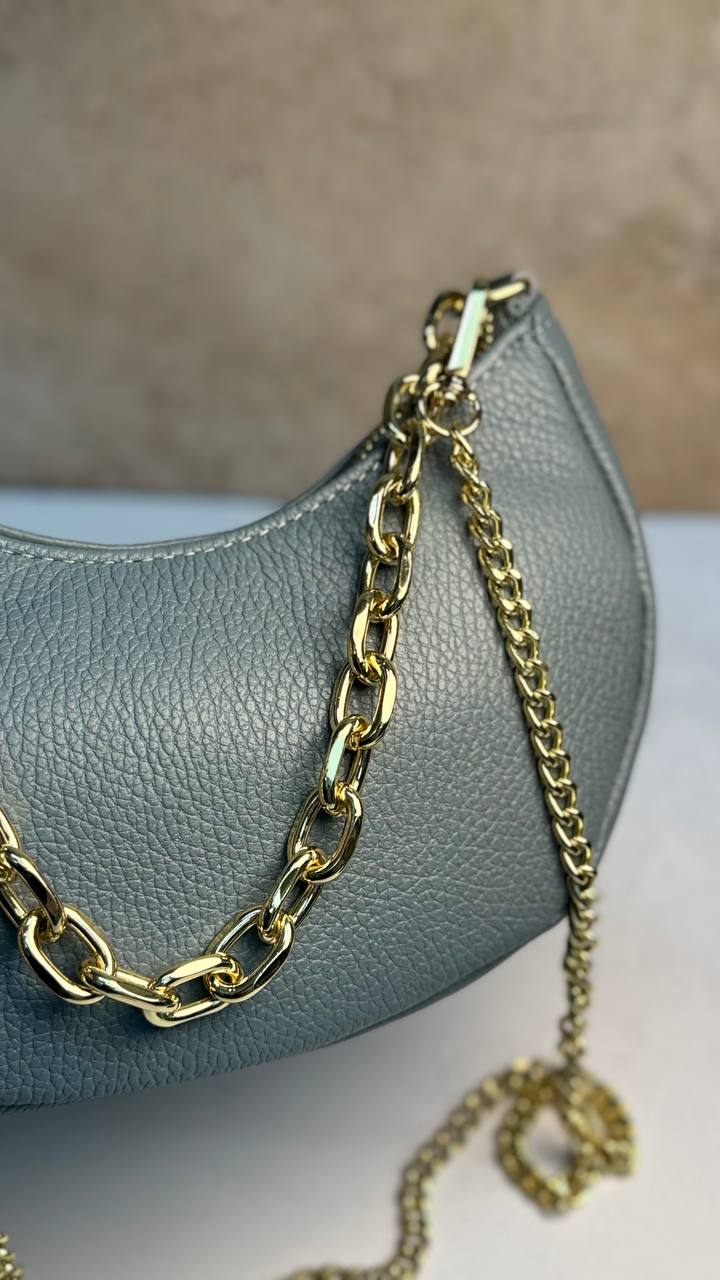 “Graceful Chain” - Genuine Leather Bag